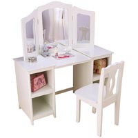 Sminkbord och stol, De luxe