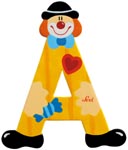 Bokstav clown A
