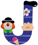 Bokstav clown J