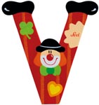 Bokstav clown V