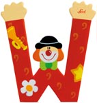 Bokstav clown W