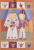 Handduk 35 x 50 cm Honeymoon*