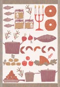 Handduk 48 x 70 cm Julbord*