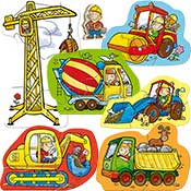 Haba Barnpussel Byggarbetsplats