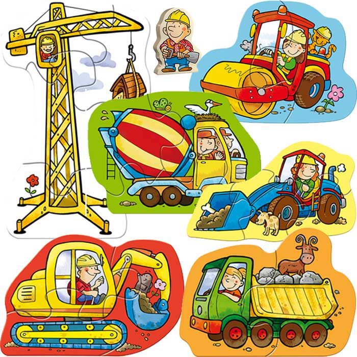 Haba Barnpussel Byggarbetsplats