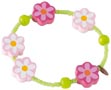 Haba Armband Rosa blommor