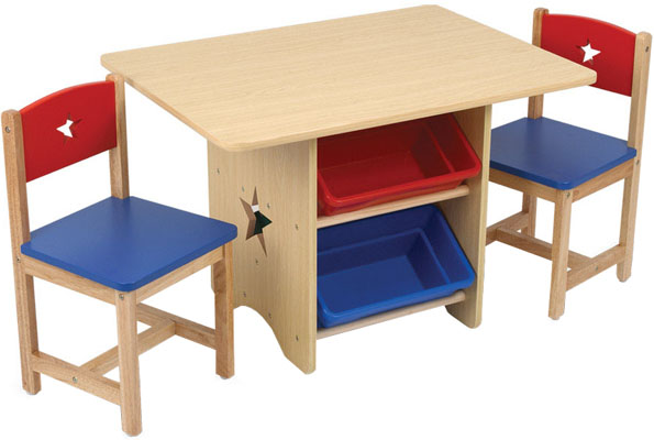 Kidkraft Barnbord & två stolar Stjärna