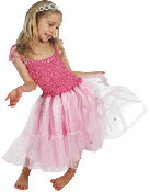 Minisa Utklädning New Prinsessa rosa