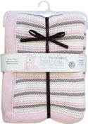 Piccolo Bambino Babyfilt Stickad rosa
