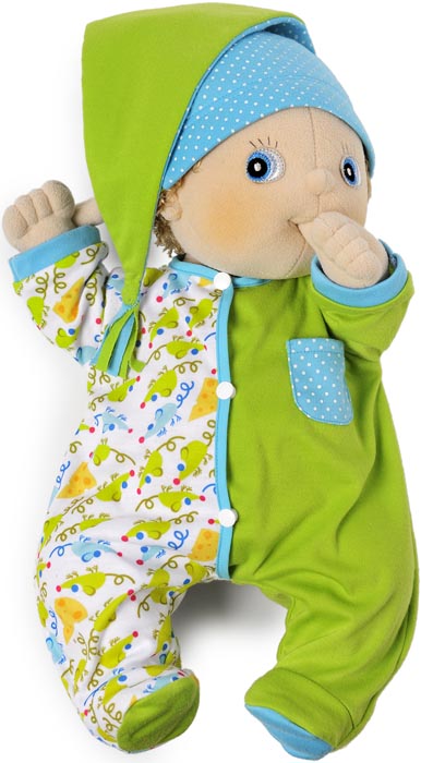 Rubens barn kläder Baby Grön pyjamas