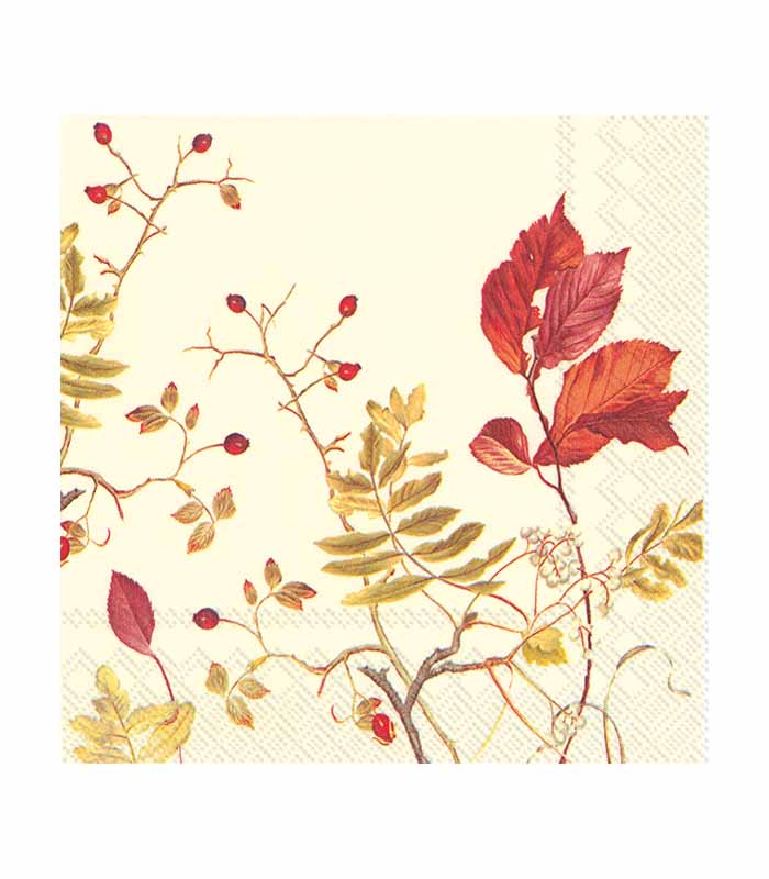 ihr Servetter Fall Branches Cream