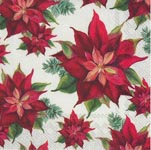 ihr Julservetter Poinsettia Linen