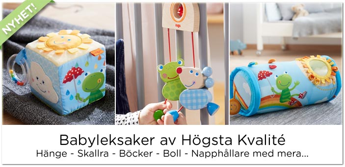 Många fina Baby leksaker från Haba av högsta kvalité
