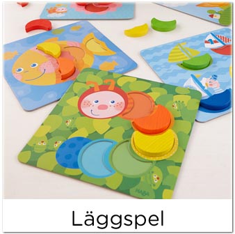 Pedagogiska läggspel från Haba