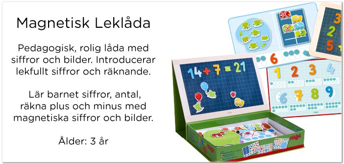 Magnetisk leklåda siffror, lära sig räkna