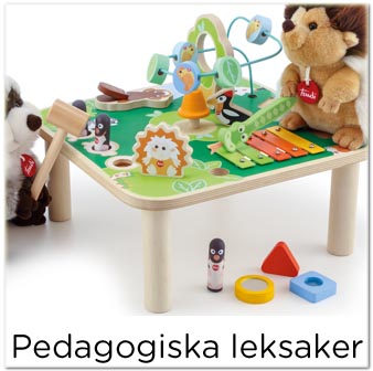 Pedagogiska träleksaker, leksaker