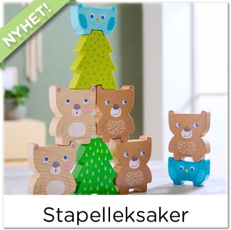 Stapelleksak, fina stapelleksaker i trä