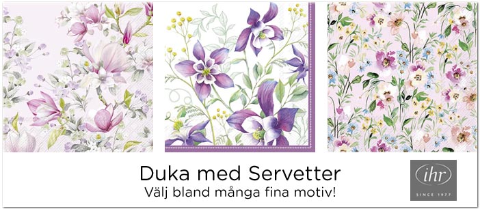 Ihr fina Servetter, Kaffeservetter