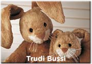 Trudi Bussi kramdjur, för små barn